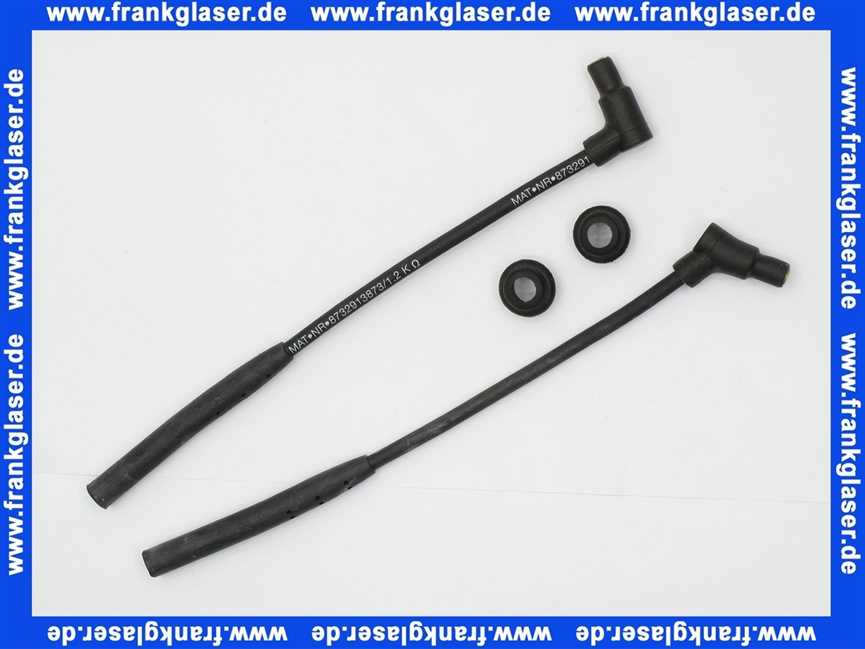 63022601 Buderus Zündleitung D5 L160 Silikon V1