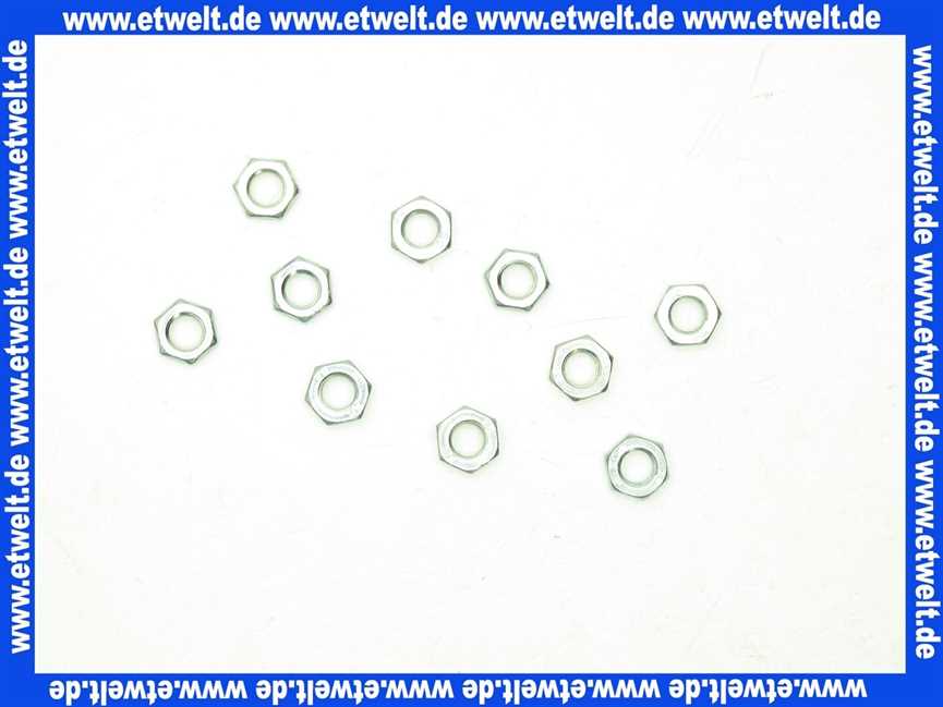 63022874 Buderus Muttern M8 (10x)