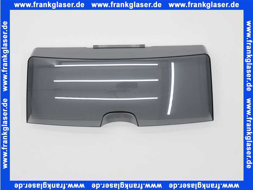 63026867 Buderus Gehäuse Klarsichtscheibe schwarz