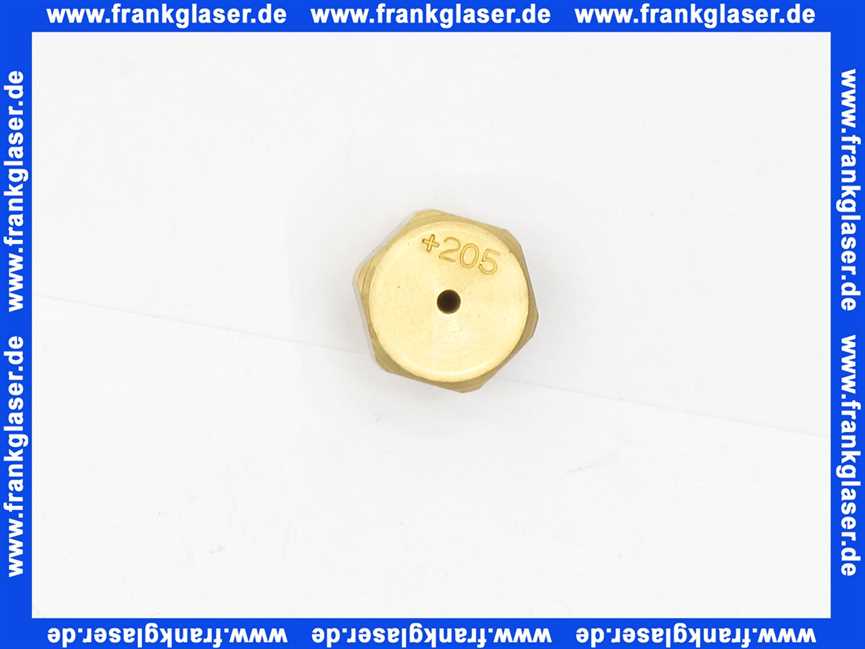63034466 Buderus Hauptgasdüse 2,05 Sondertol SW16 16lg