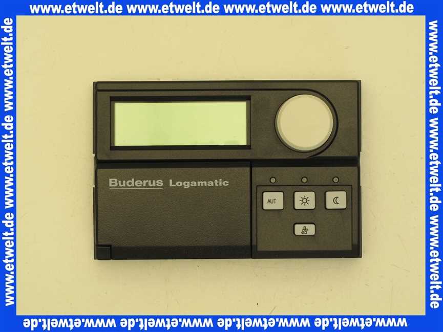 63037965 Buderus Modul BM2117 S01 Bedieneinsatz