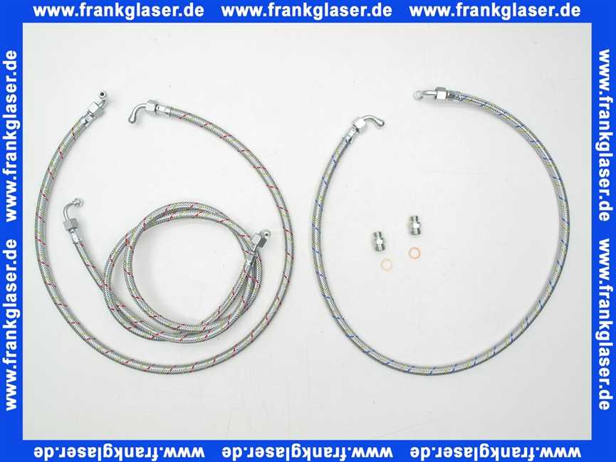 63043943 Buderus Schlauchset kpl gelb