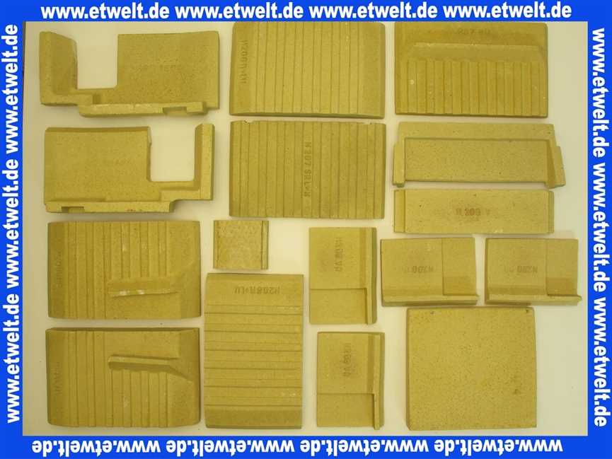 67903519 Buderus Schamottesteingarnitur H206