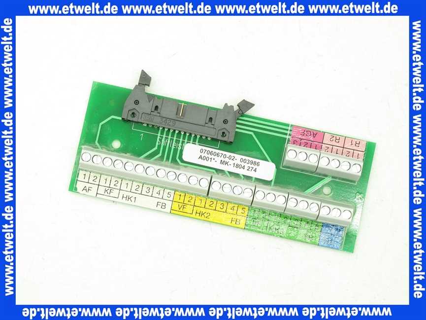 7060670 Buderus An-Platine A001 S02 Ausf A