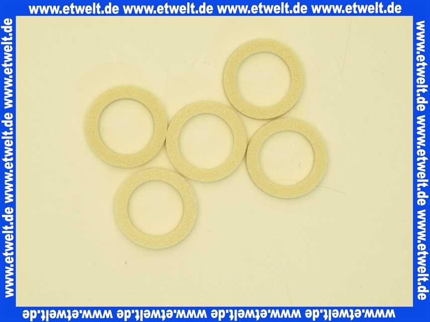 7098962 Buderus Flachdichtung 4x21x30 Set5Stück