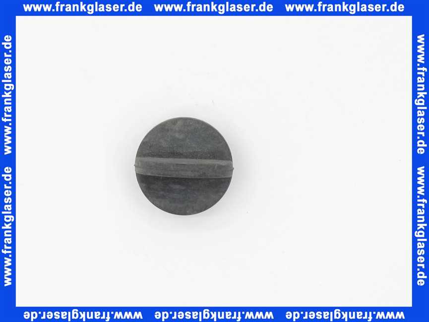 7099153 Buderus Stopfen für Messöfffnung Gummi (1 Stück)
