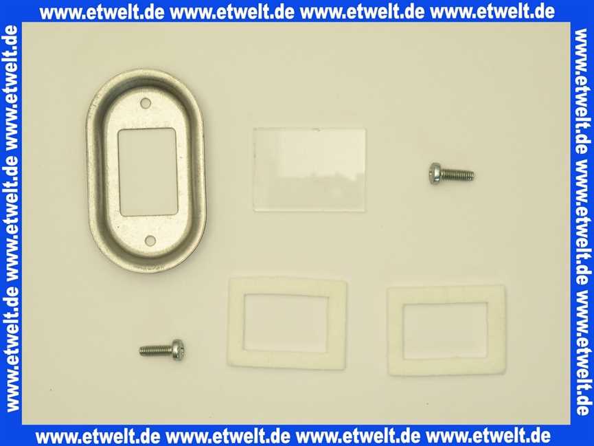 7100256 Buderus Schaulochfenster WKG kpl