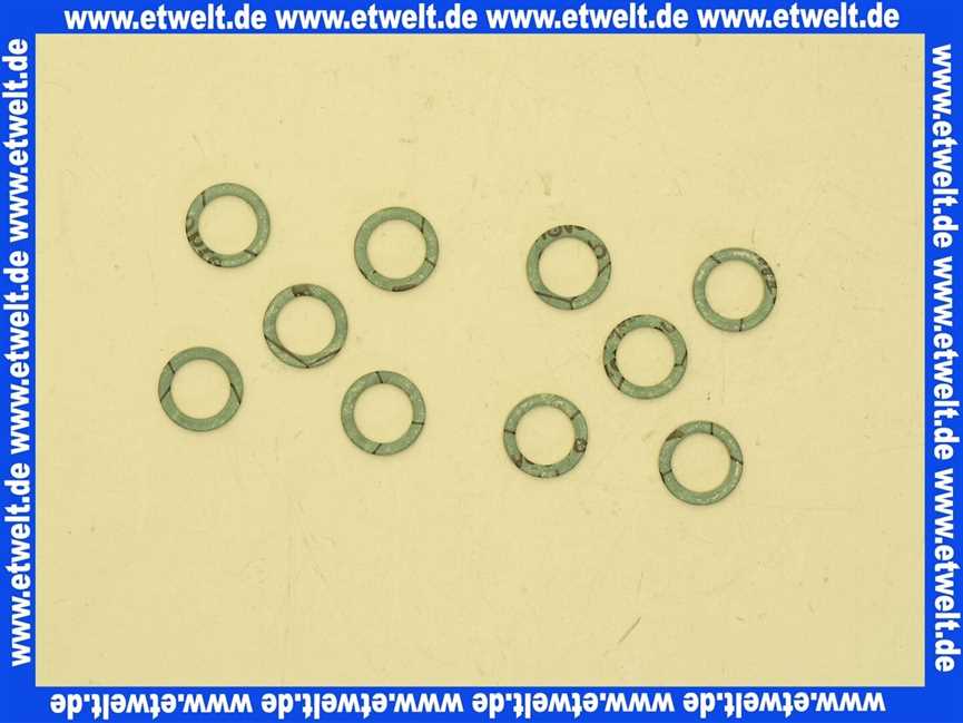 7100743 Buderus Flachdichtung D14xD10 10ST Set