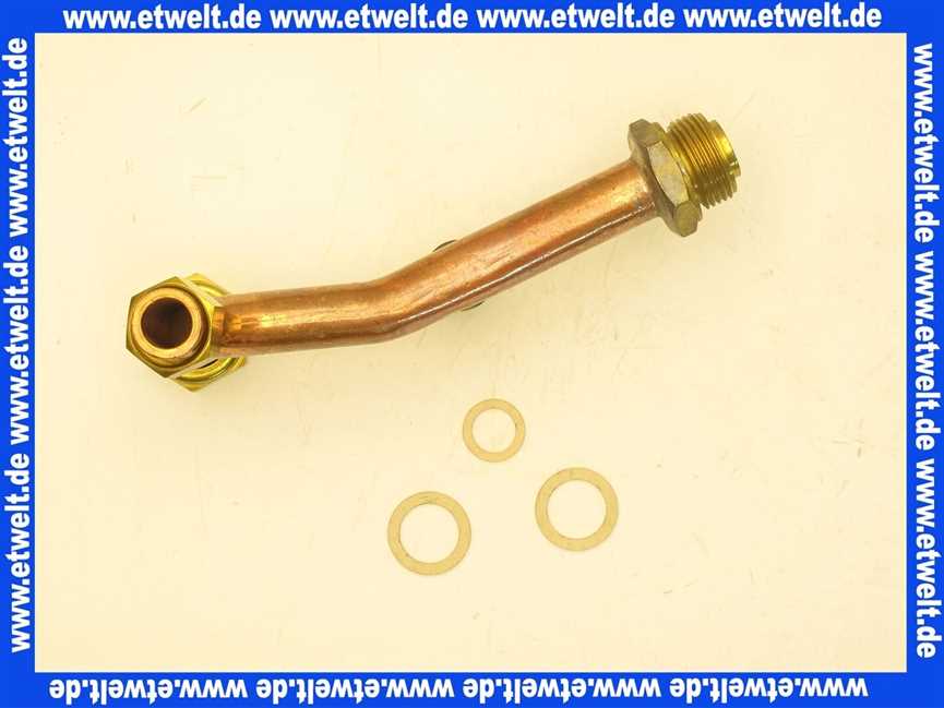 7100810 Buderus Vorlaufrohr kpl Dichtung Lin-K23