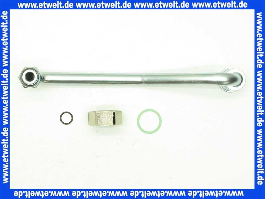 7100908 Buderus Verbindungsrohr kpl Armatur/Gasansch lin