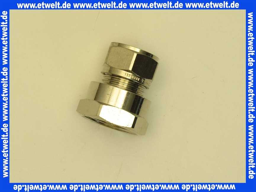 7101040 Buderus Verschraubung G3/4Igxd15 aufgebohrt