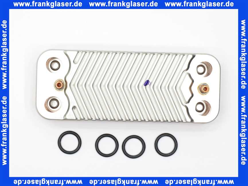 7101160 Buderus Plattenwärmetauscher komplett mit Dichtungen