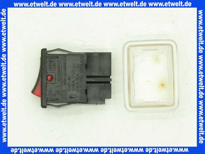 7101204 Buderus Schalter Ein-Aus f UBA