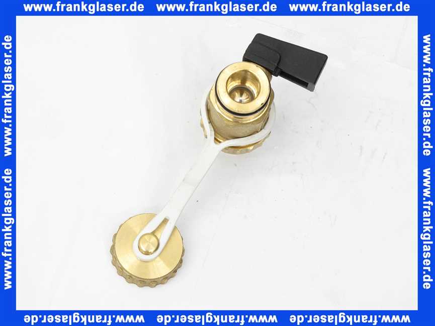 7101556 Buderus Füll u Entleerungshahn schwarz