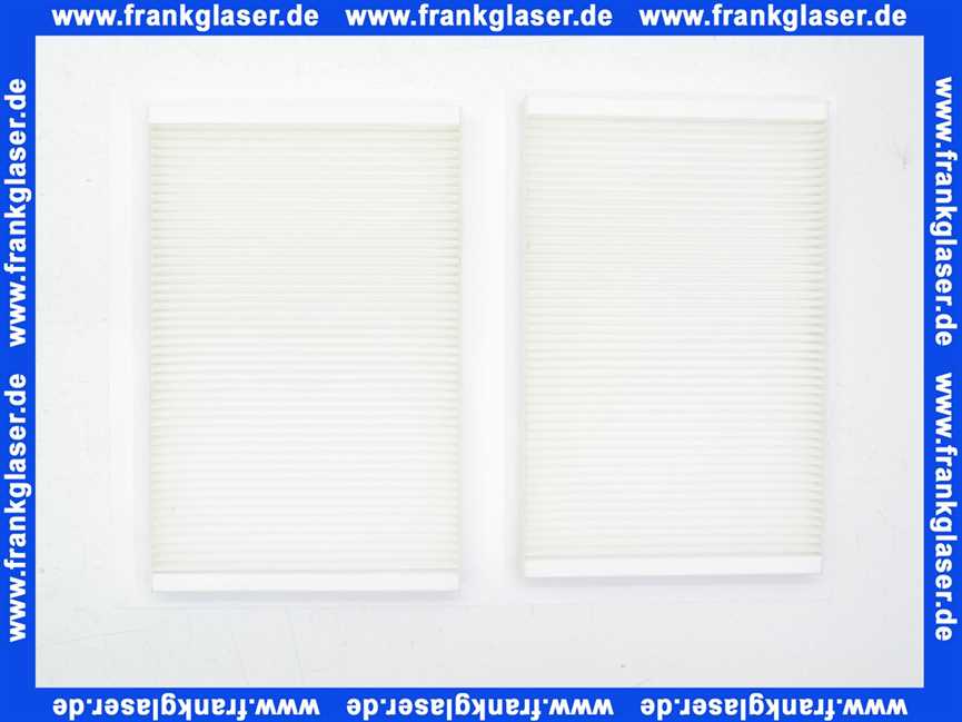 Buderus Frisch und Abluftfilter Filter Set FS200/1 - Filterklasse F5 für Logavent HRV21 7719003371