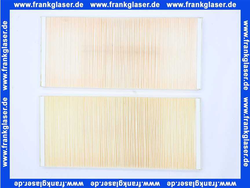 Buderus Frisch und Abluftfilter Filter Set FS400 - Filterklasse F7 für Logavent HRV41 bestehend aus: 2 x F7 Filtereinsatz 7719003378