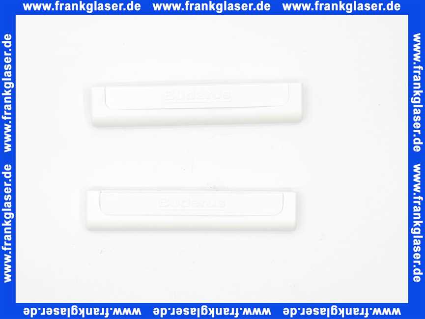 7728240002 Buderus Kunststoffecke für Heizkörper Abdeckung Typ Abdeckg. 33 RAL9016 (2x)