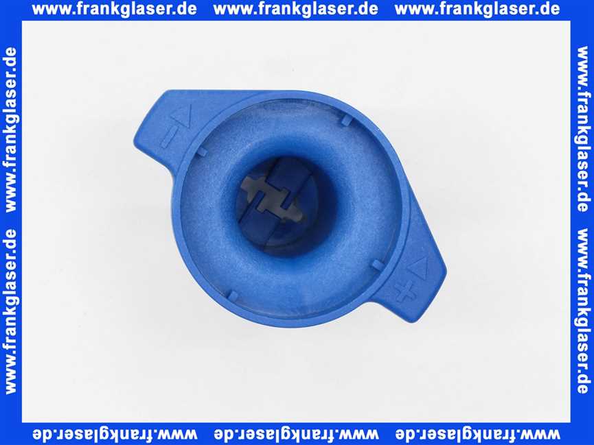 7735600315 Buderus Griff blau 92mm