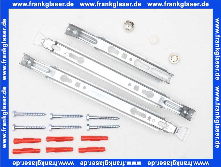 Buderus BMSplus Heizkörperkonsole FMS 20-33 H400 horizontal (3x),+ mit Blind und Entlüftungsstopfen 7738325246