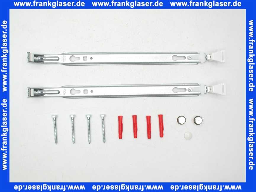 Buderus BMSplus Heizkörperkonsole FMS 20-33 H500 horizontal Set mit Blind und Entlüftungsstopfen 7738325247