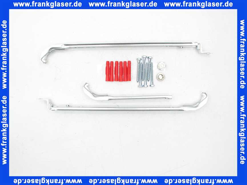 Buderus BMSplus Heizkörperkonsole FMS 20-33 H500 horizontal (3x),+ mit Blind und Entlüftungsstopfen 7738325248