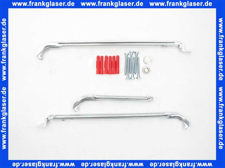 Buderus BMSplus Heizkörperkonsole FMS 20-33 H500 horizontal (3x),+ mit Blind und Entlüftungsstopfen 7738325248