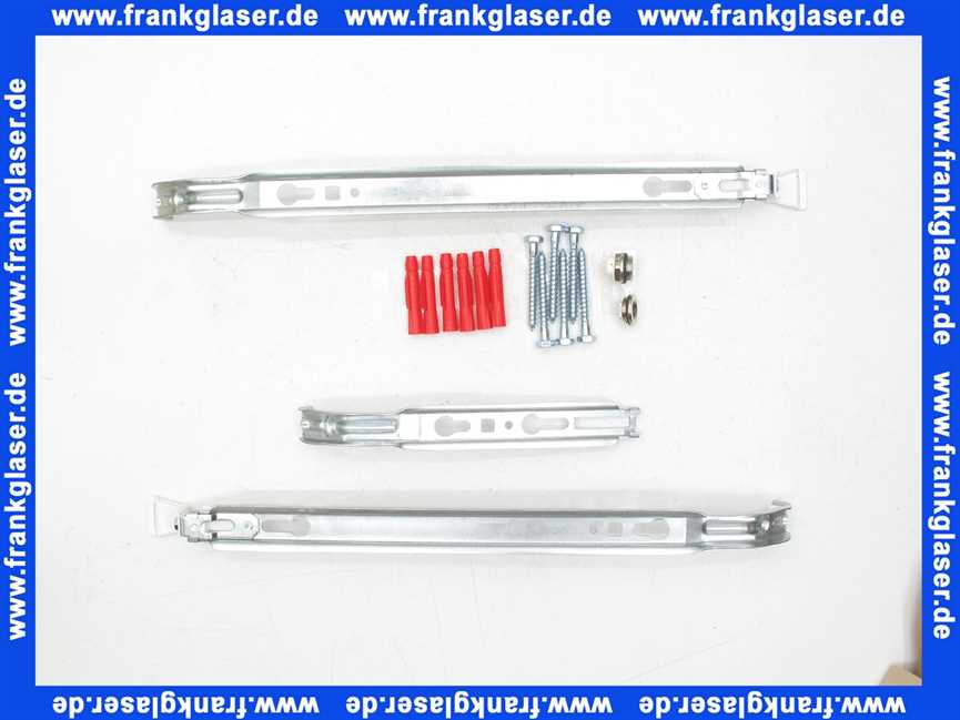 Buderus BMSplus Heizkörperkonsole FMS 20-33 H500 horizontal (3x),+ mit Blind und Entlüftungsstopfen 7738325248