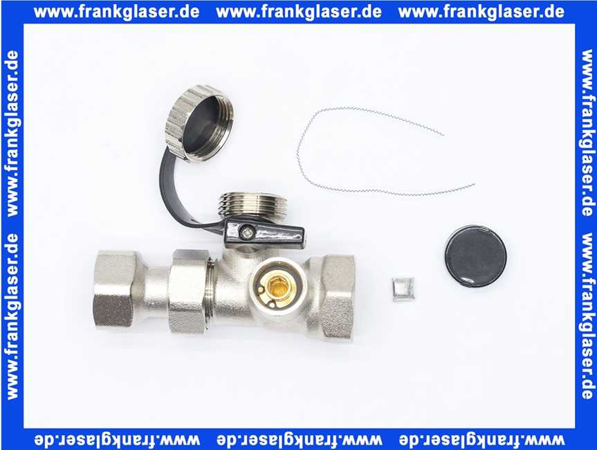 Buderus Logafix V2 Kappenventil MS 3/4 x 3/4 PN 10 vernickelt 7738342117