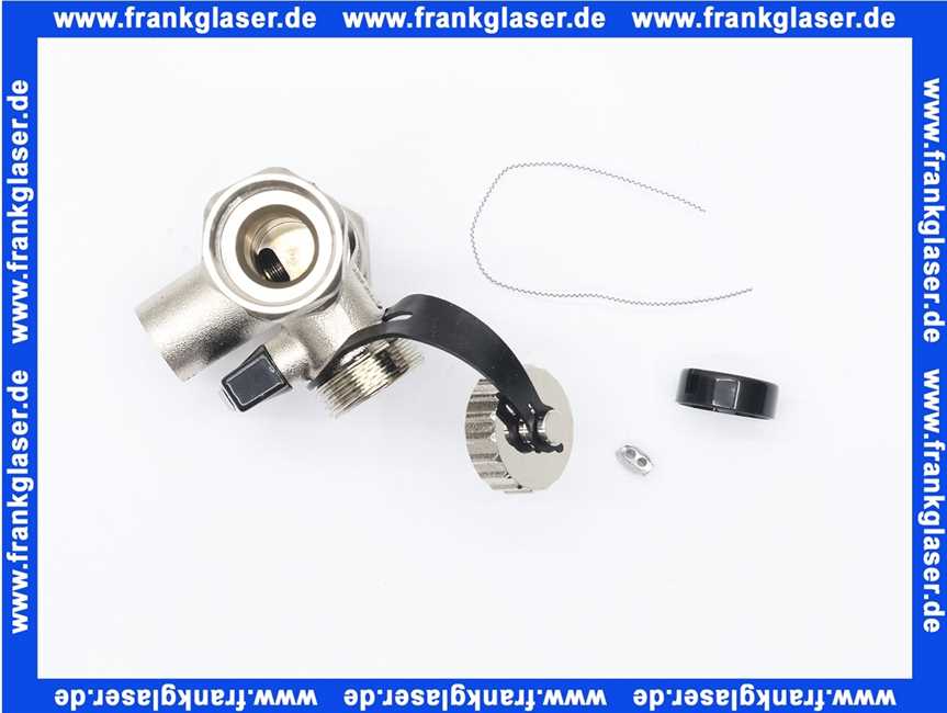 Buderus Logafix V2 Kappenventil MS 3/4 x 3/4 PN 10 vernickelt 7738342117