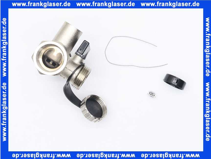 Buderus Logafix V2 Kappenventil MS 3/4 x 3/4 PN 10 vernickelt 7738342117
