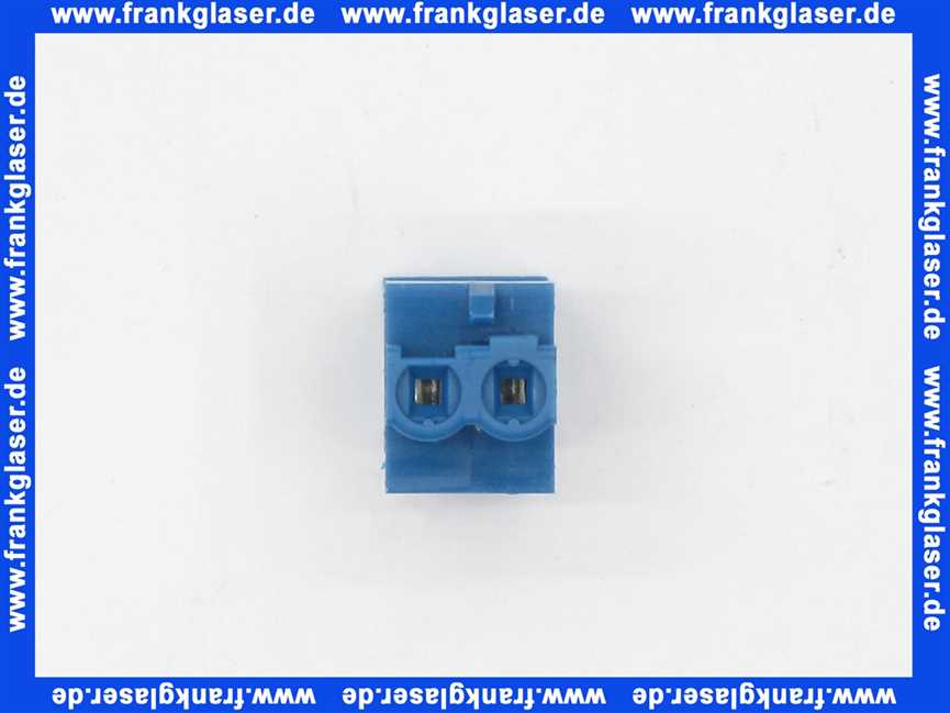 7747023963 Buderus Anschlussklemme 2-pol FA blau