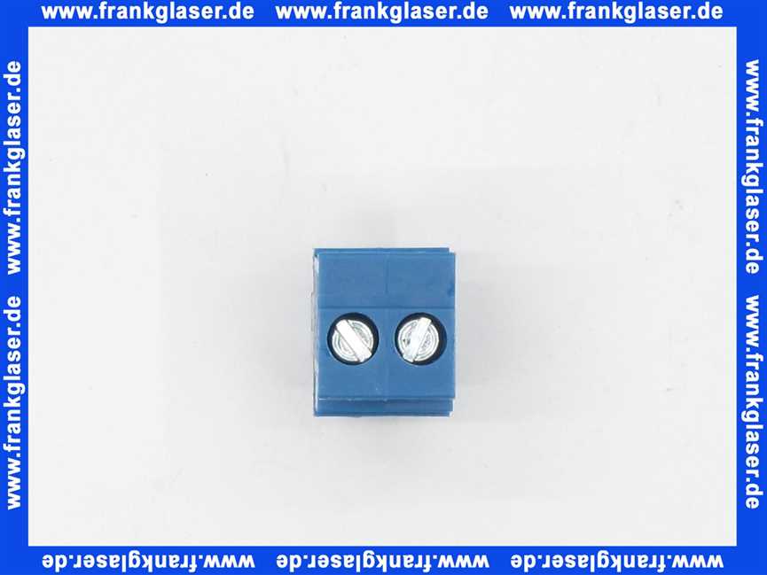 7747023963 Buderus Anschlussklemme 2-pol FA blau