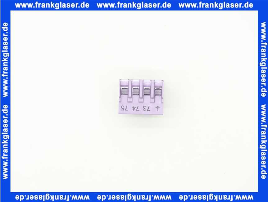 7747023966 Buderus Anschlussklemme 4-pol viol. SH I Mischer