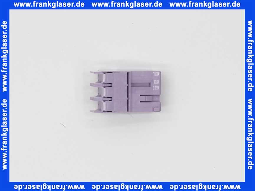 7747023986 Buderus Anschlussklemme 3-pol. PZ Pumpe violett