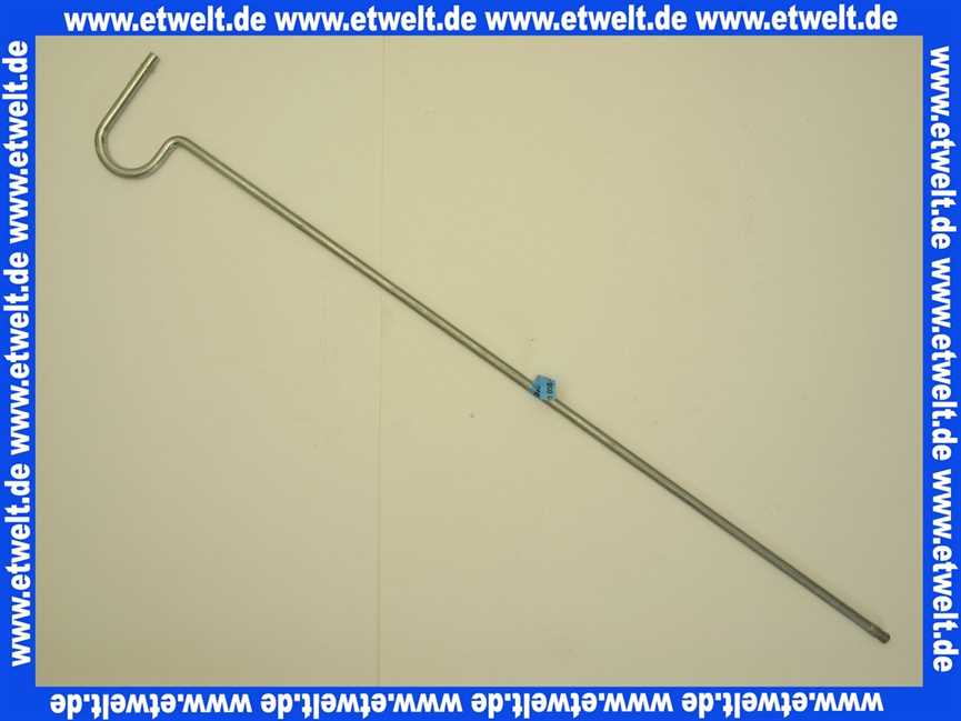 80391058 Buderus Bürstenstiel M10 Aussengewinde L: 800