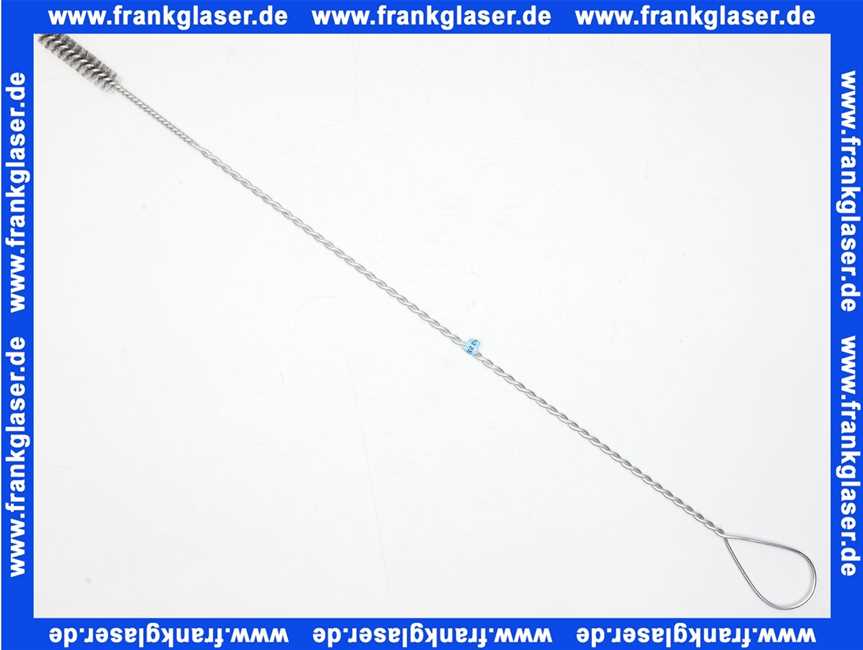 80393203 Buderus Kesselbürste, 15/10 x 25 vierk. x 100mmL: 1000mm, mit biegs. Stiel, Drahtbesatz