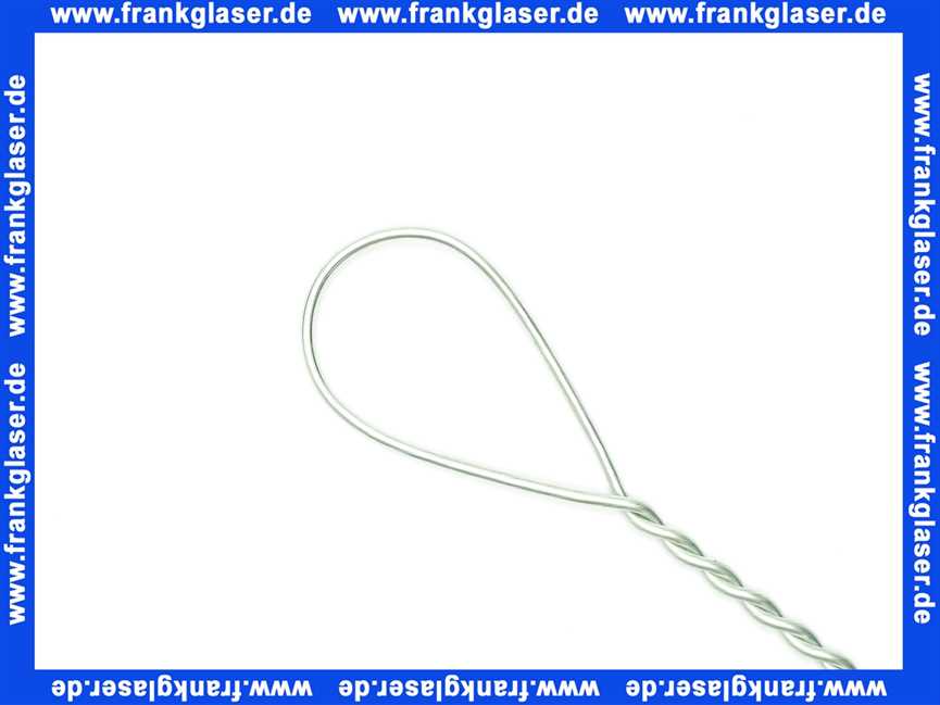 80393205 Buderus Kesselbürste, 20/15 x 30 vierk. x 100mm L: 1000mm, mit biegs. Stiel, Drahtbesatz