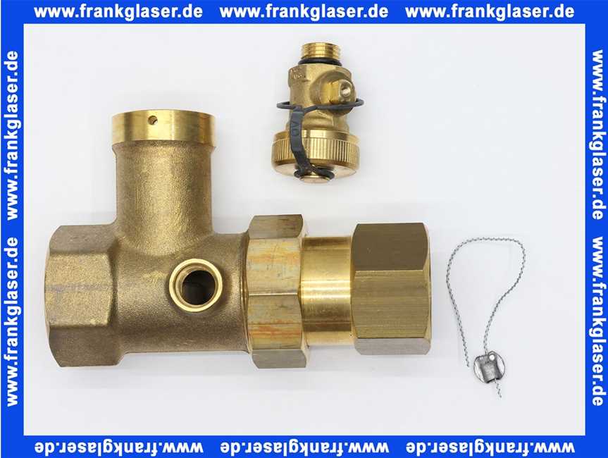 82567100 Buderus Logafix Kappenventil MS 1x1 für Ausdehnungsgefäße mit 1 Zoll Anschluß