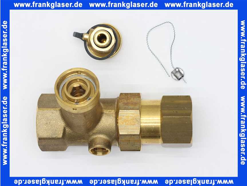 82567100 Buderus Logafix Kappenventil MS 1x1 für Ausdehnungsgefäße mit 1 Zoll Anschluß