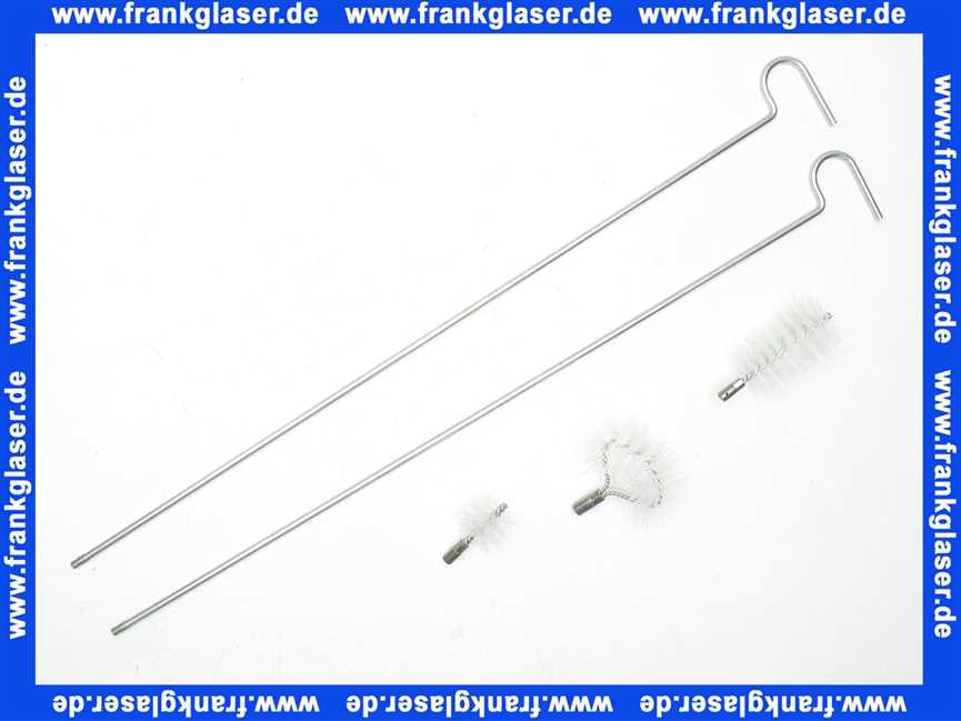 83570082 Buderus Reinigungs-Set GE315,Gr. 105-140 3 Bürsten,2 Stange M10 L=800/1000 mm