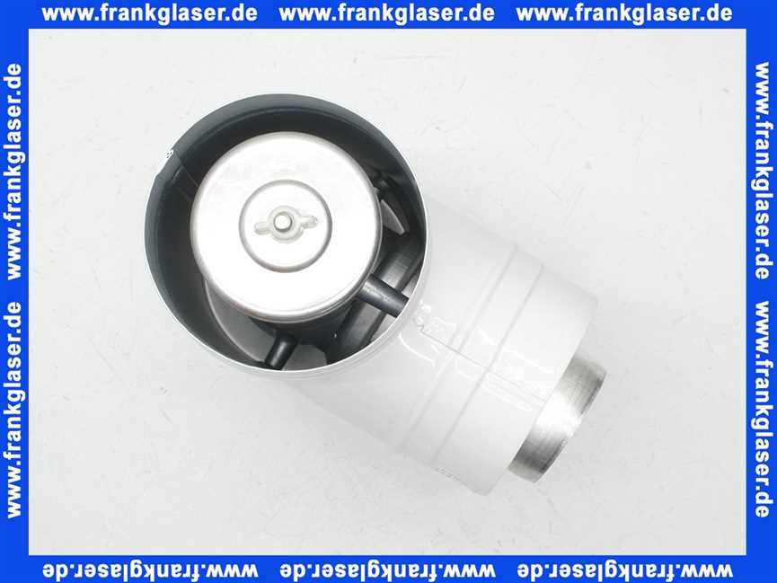 87094300 Buderus Revisionsstück konzentr DN60/100 Ausf01 Dichtkappe sow. 2 Klemmbänd., Alu