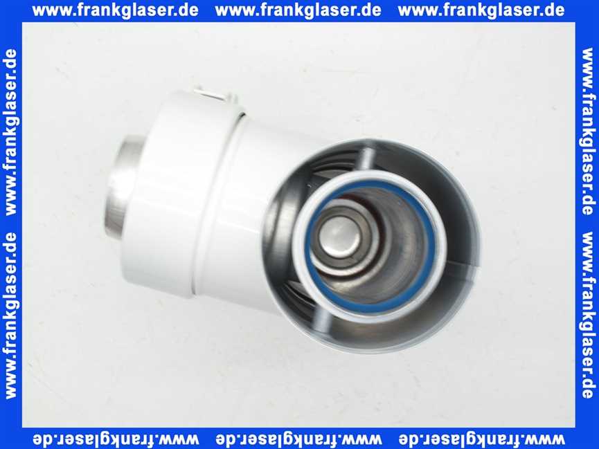 87094300 Buderus Revisionsstück konzentr DN60/100 Ausf01 Dichtkappe sow. 2 Klemmbänd., Alu