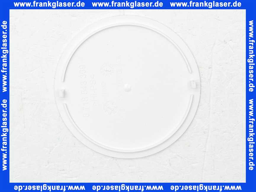 87185433690 Buderus Kappe weiss (1x)