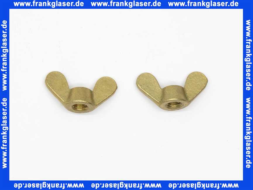 Buderus Flügelmutter DIN315-C M8 CUZn (2x) 87185712660