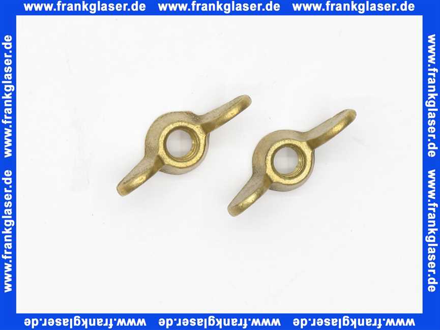 Buderus Flügelmutter DIN315-C M8 CUZn (2x) 87185712660
