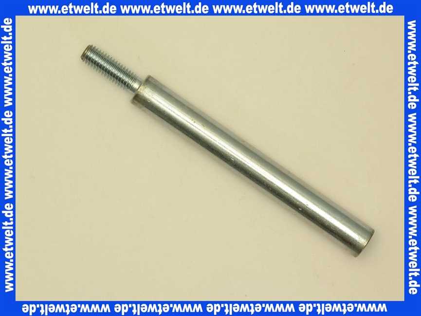 87185713450 Buderus Gewindebolzen M8x25/D13/K105