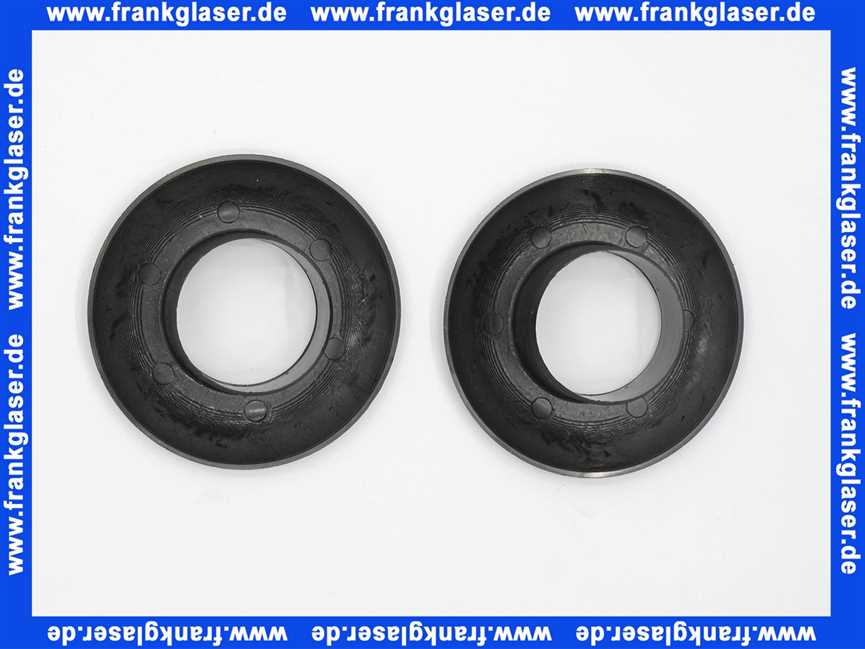 87185732330 Buderus Rosette 1 Zoll schwarz (2x)