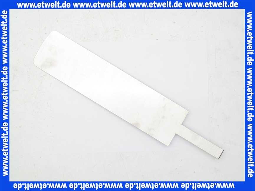 87185763130 Buderus Heizgaslenkplatte GB135 Zug2 404mm
