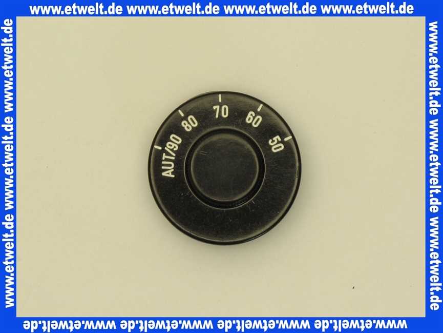 8718585544 Buderus Bedienungsknopf 50-90 C Automatik