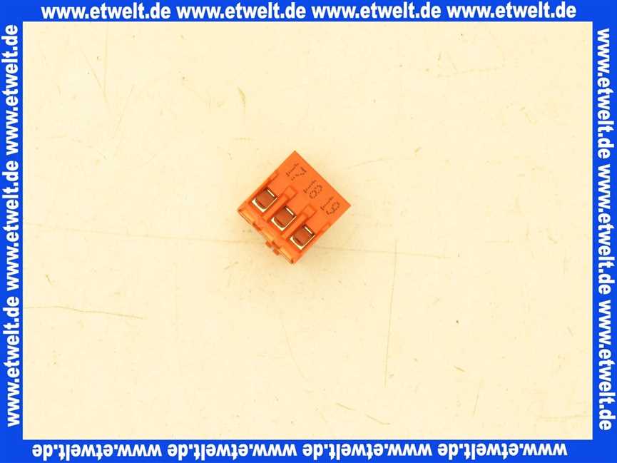 8718585551 Buderus Anschlusskl. 3-pol SI-Kette orange